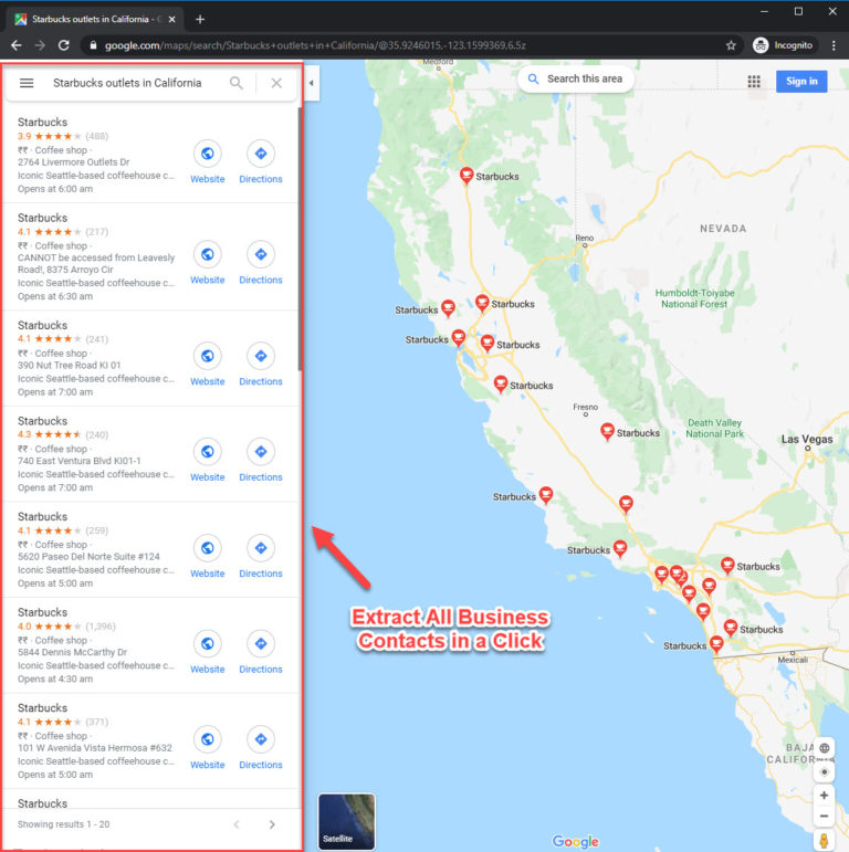 google maps email extractor 7.3