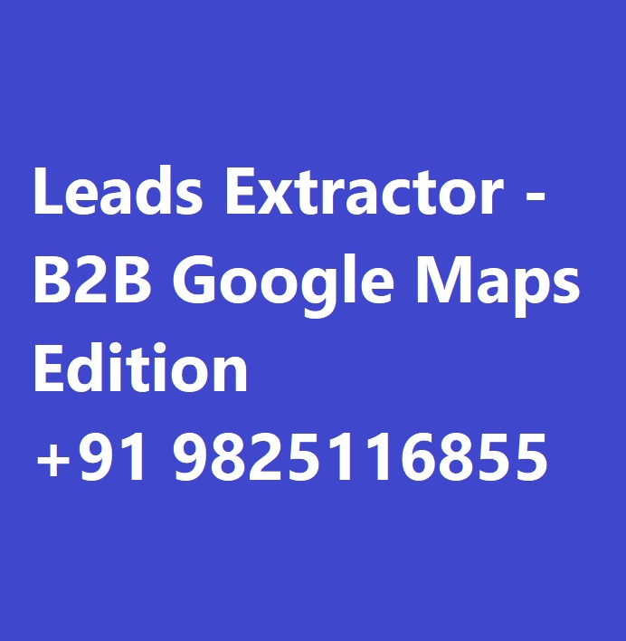 google map data extractor